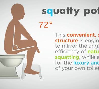 The Squatty Potty! (the right way to poop)