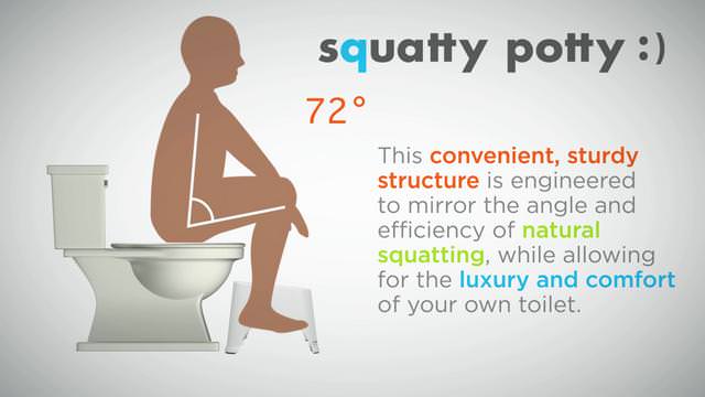 The Squatty Potty! (the right way to poop)