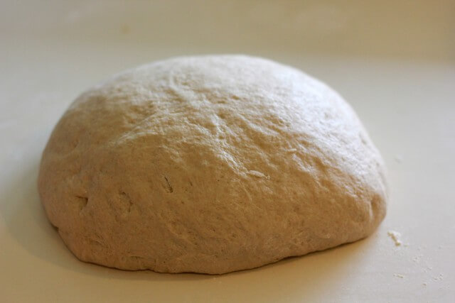 resting bread dough