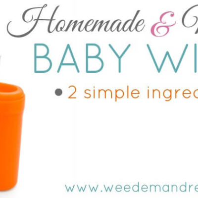 Homemade Natural Baby Wipes – Two simple ingredients!