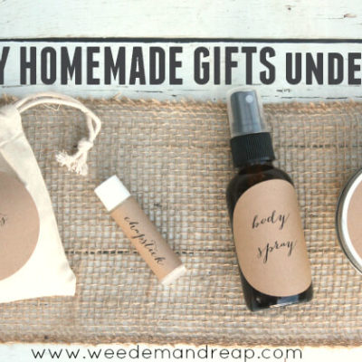 Easy Homemade Gifts Under $2