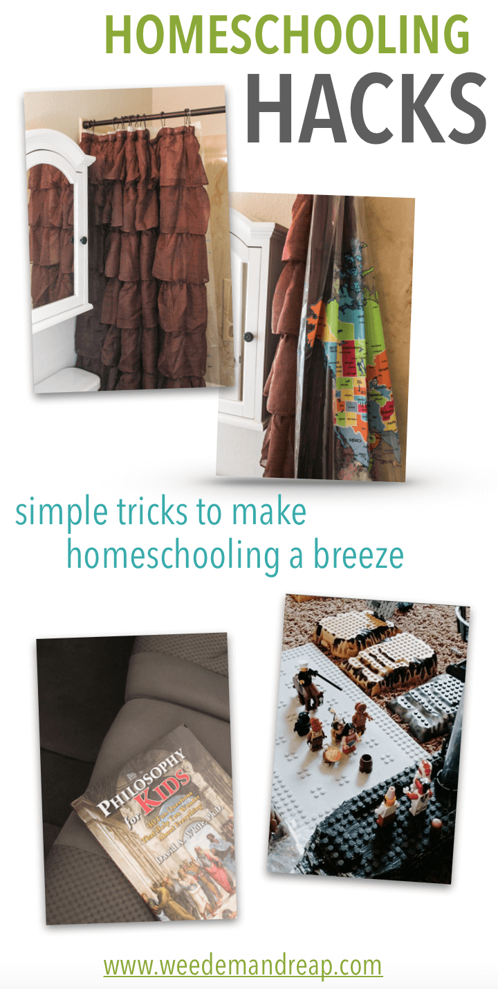 Homeschooling Hacks: Simple tricks to make homeschooling a breeze! | Weed 'Em and Reap