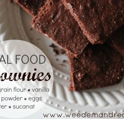 Real Food BROWNIES!