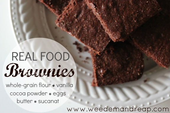 Real Food Brownies | Weed 'Em and Reap