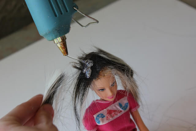 How to Fix ruined Barbie hair.