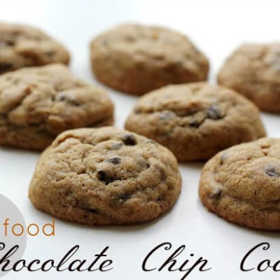 Real Food Chocolate Chip Cookies