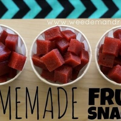 Homemade FRUIT SNACKS!