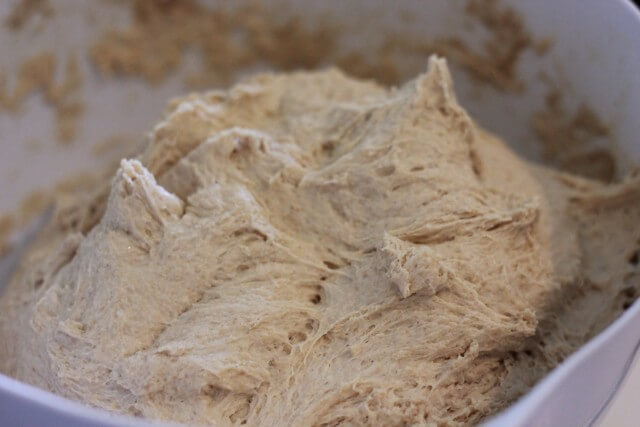 mixed bread dough