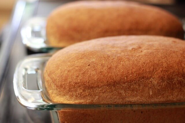 fully baked bread loaves