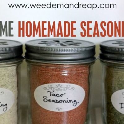 3 Awesome Homemade Seasoning Mixes