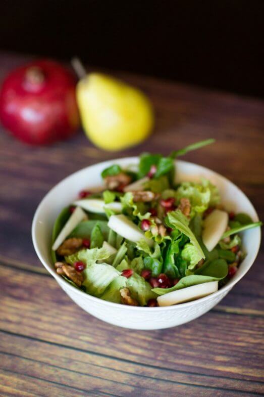 pear-pomegranate-walnut-salad