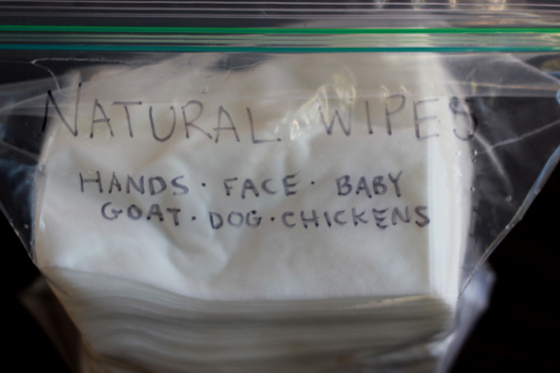Homemade & Natural Baby Wipe Recipe