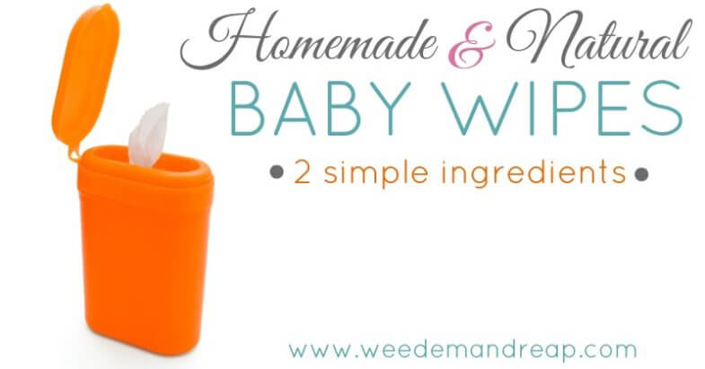 Homemade & Natural Baby Wipe Recipe