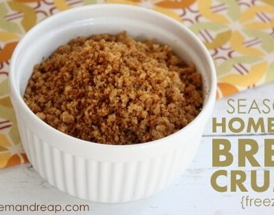 Recipe: Homemade Breadcrumbs {FREEZEABLE}