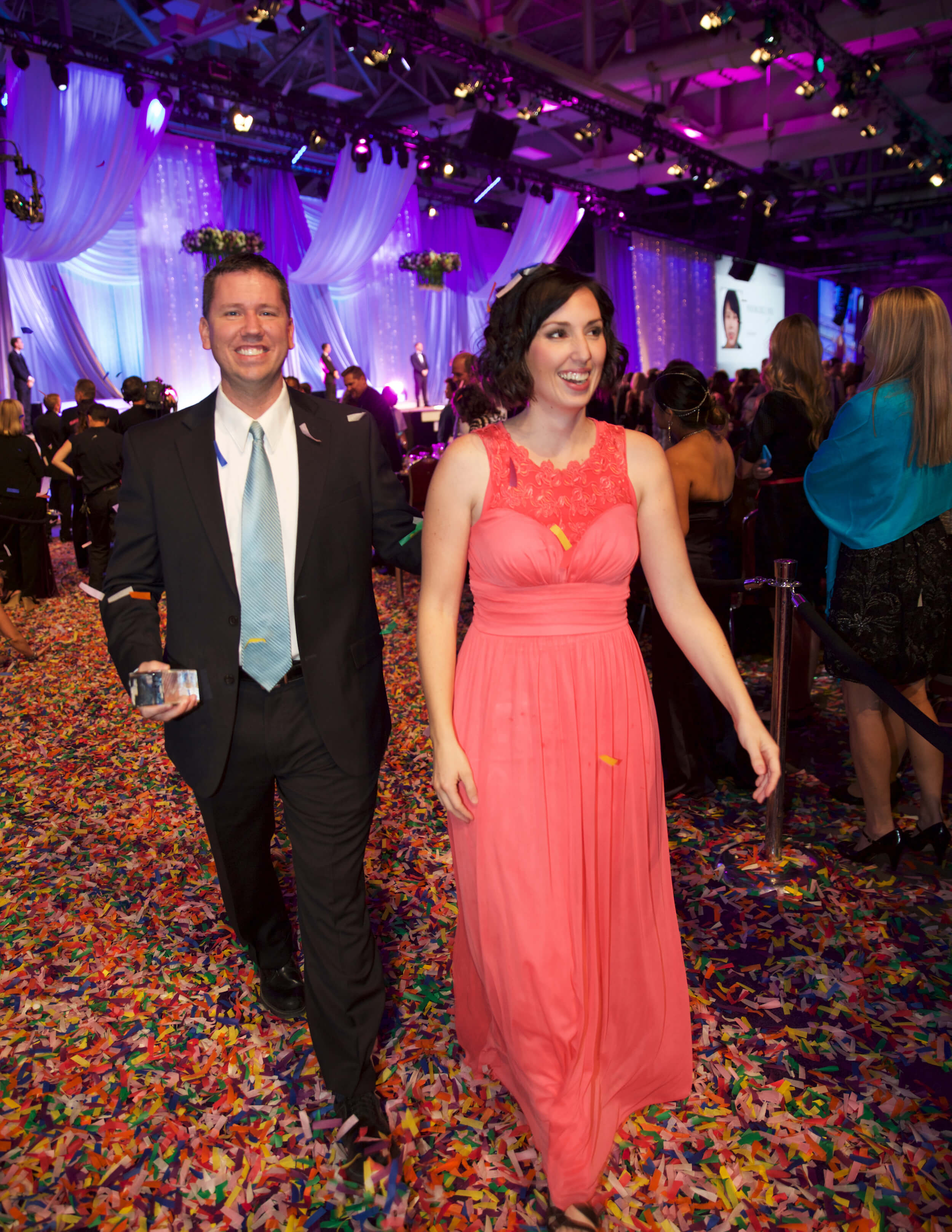 DaNelle & Kevin, at the dōTERRA Gala, awarded for hitting Diamond.