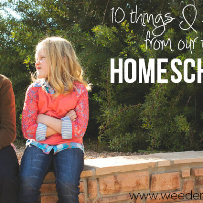 10 Things I learned from our FIRST year of Homeschooling