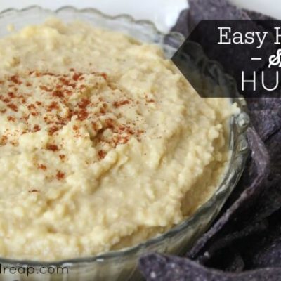 Recipe | Homemade Sprouted Hummus