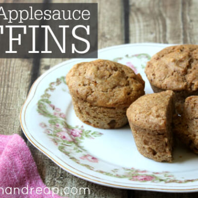 Recipe | Sprouted Applesauce Muffins