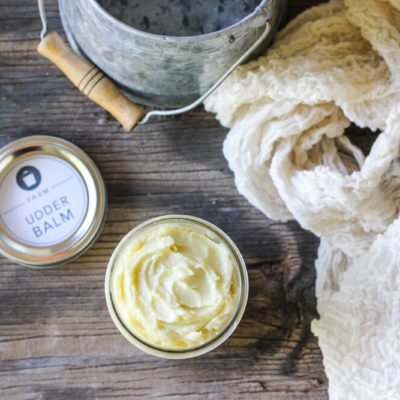 Homemade Udder Balm Recipe {with free printable label}