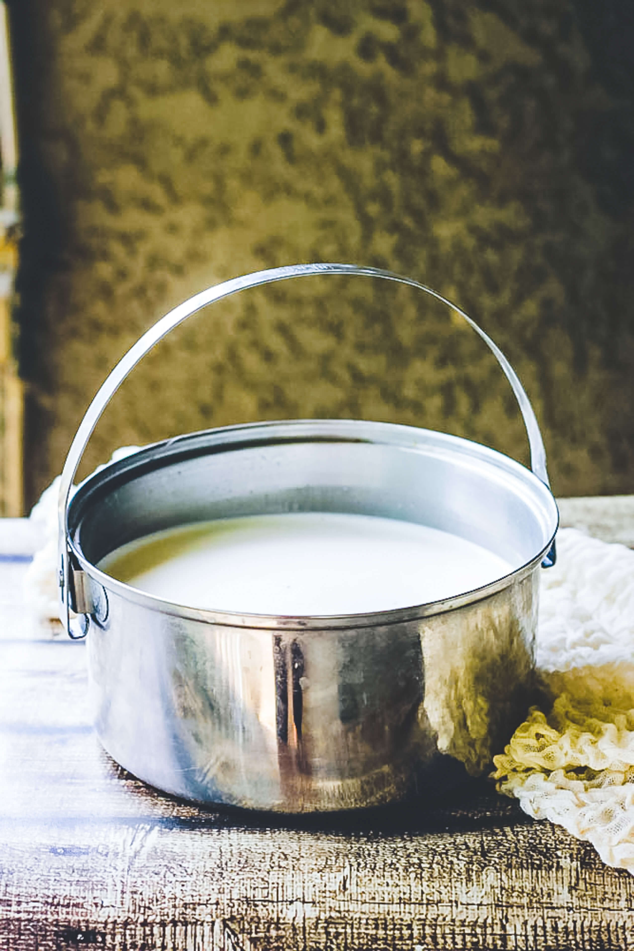 Goat supplies milking pail