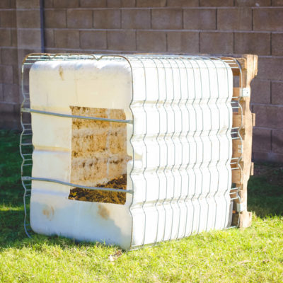 DIY Compost Bin [from a water tank]