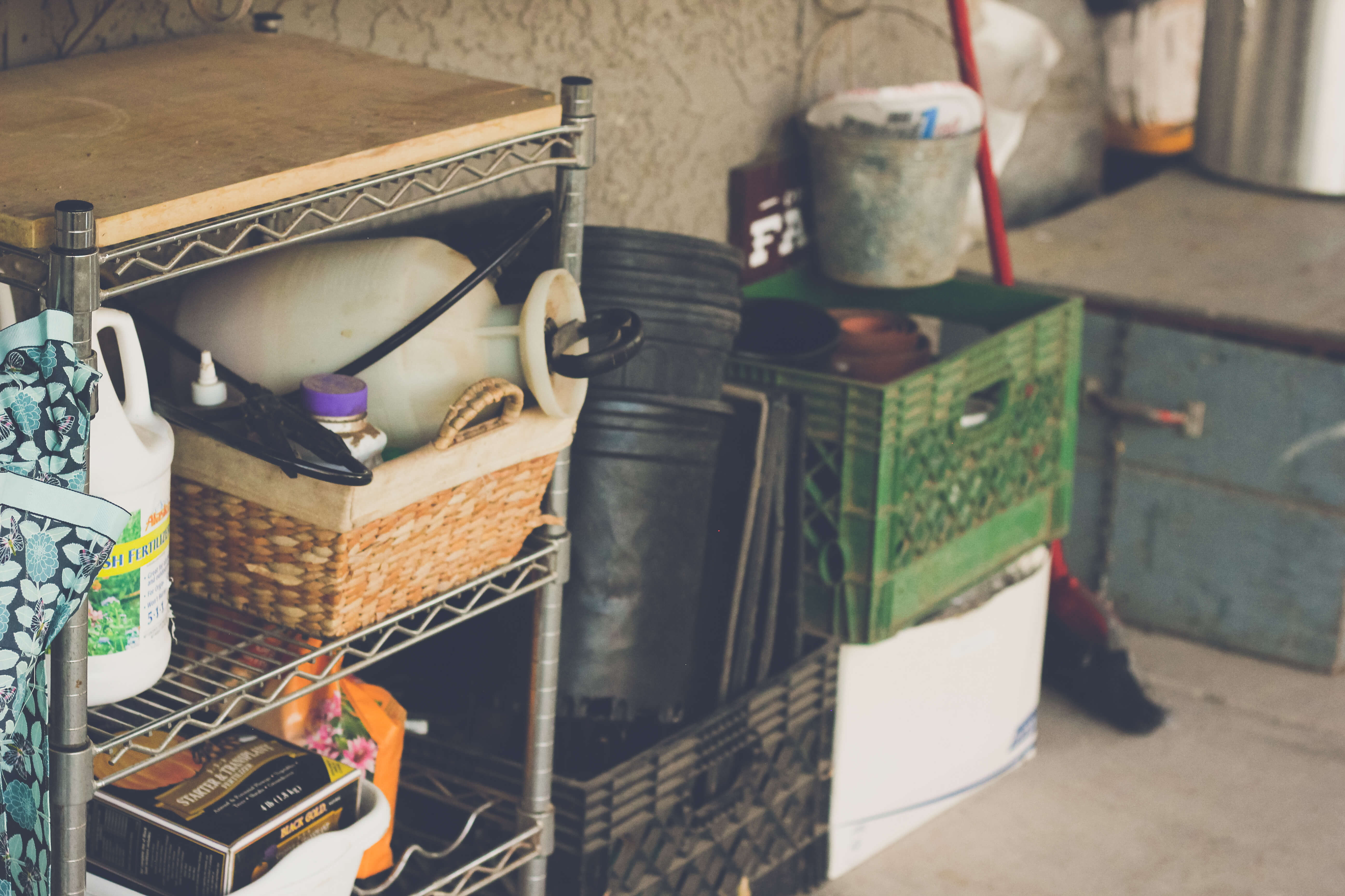 Back porch organization