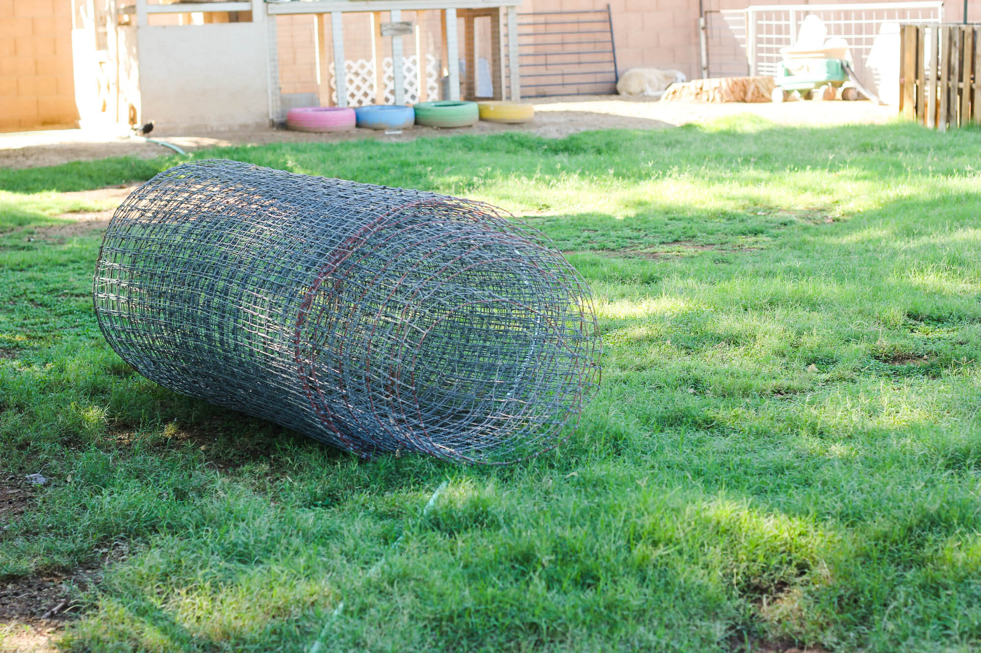 Building a goat pen - Supplies