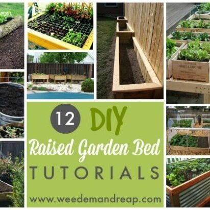 12 DIY Raised Garden Bed Tutorials